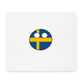 Countryball Country Home Sweden - Mouse Pad (horizontal) - white - Front