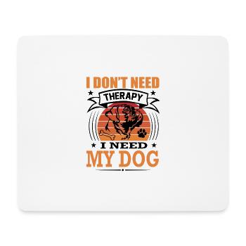 Boxer Mein Hund Retro Vintage Hunderasse - Mousepad (Querformat) - Weiß - Vorne