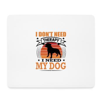 Staffordshire Bull Terrier Mein Hund Retro Vintage - Mousepad (Querformat) - Weiß - Vorne