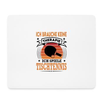 Tischtennis Spielen Verein Sport Retro Vintage - Mousepad (Querformat) - Weiß - Vorne