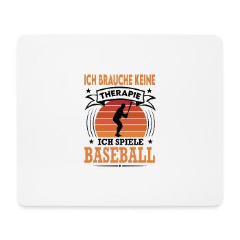 Baseball Spielen Verein Sport Retro Vintage - Mousepad (Querformat) - Weiß - Vorne