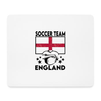 England Soccer Football 2022 WM - Tapis de souris (format paysage) - blanc - Devant
