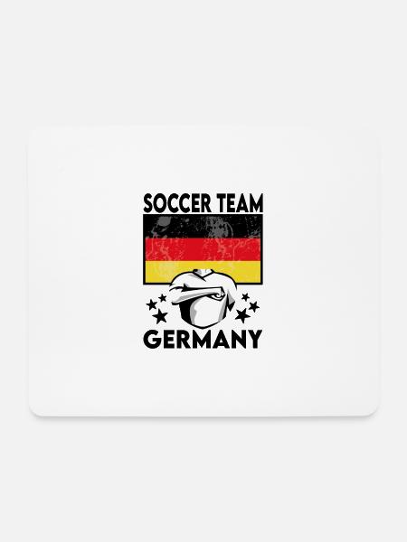 Deutschland Germany Fußball Fussball Soccer 2022 - Mousepad (Querformat) - Weiß