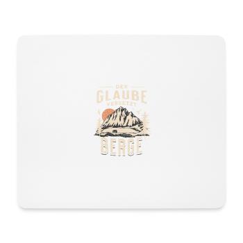 Jesus Liebt Dich Religion Glaube Gott Kirche Gebet - Mousepad (Querformat) - Weiß - Vorne