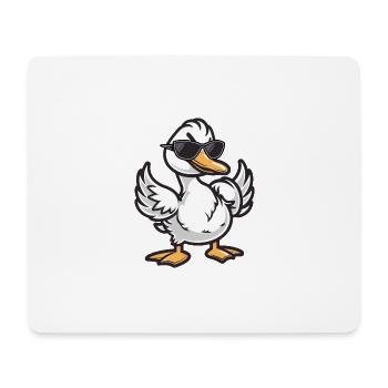 Gans Cool Tier - Mousepad (Querformat) - Weiß - Vorne