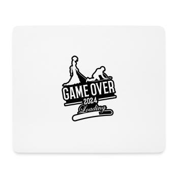 Hochzeit Loading 2024 Game Over - Mousepad (Querformat) - Weiß - Vorne