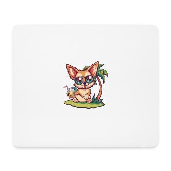 Chihuahua Dogs Summer Vacation - Mouse Pad (horizontal) - white - Front
