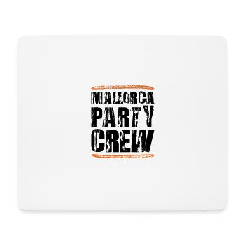 Mallorca Party Crew - Mousepad (Querformat) - Weiß - Vorne