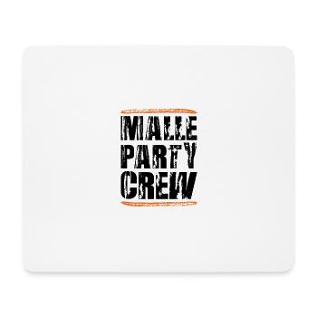 Malle Party Crew - Mousepad (Querformat) - Weiß - Vorne