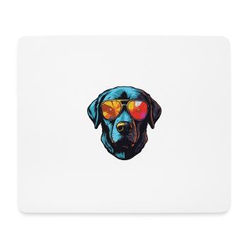 Labrador Dog Head Cool - Mouse Pad (horizontal) - white - Front