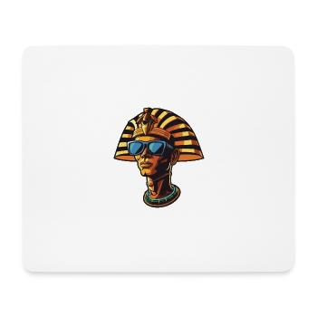 Fête Pharaon Cool Head - Tapis de souris (format paysage) - blanc - Devant