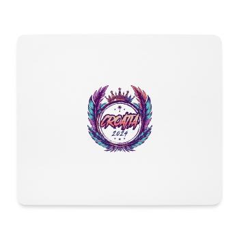 Croatia 2024 Wappen - Mousepad (Querformat) - Weiß - Vorne