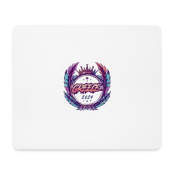 Armoiries de la Grèce 2024 - Tapis de souris (format paysage) - blanc - Devant