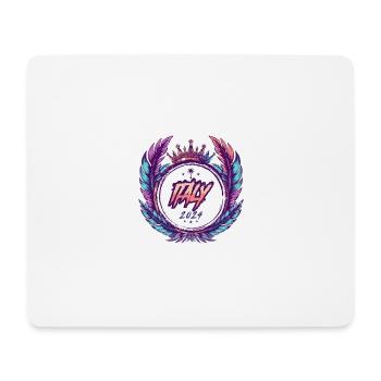 Italien 2024 Wappen - Mousepad (Querformat) - Weiß - Vorne