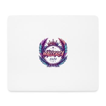 Mallorca 2024 Coat of Arms - Mouse Pad (horizontal) - white - Front