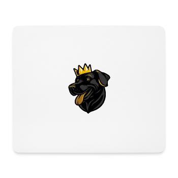 Labrador Dog Head Crown - Mouse Pad (horizontal) - white - Front