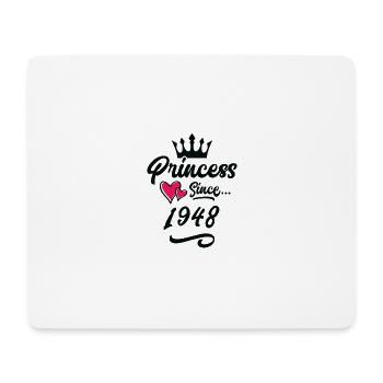1948 Princess Birthday - Mouse Pad (horizontal) - white - Front