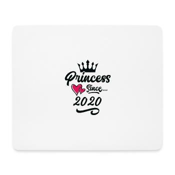 Anniversaire de la princesse 2020 - Tapis de souris (format paysage) - blanc - Devant