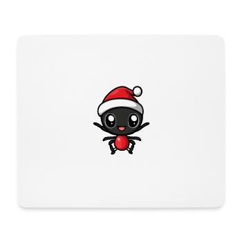 Ant Christmas Cute - Mouse Pad (horizontal) - white - Front