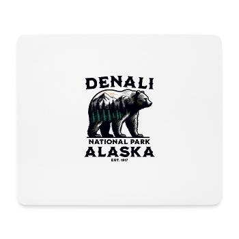 Denali Forever National Park Mt McKinley Alaska - Mouse Pad (horizontal) - white - Front