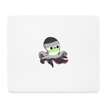Agender Oktopus Agender Pride - Mousepad (Querformat) - Weiß - Vorne