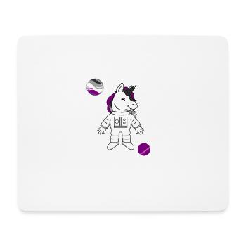Licorne Astronaute Ace Pride - Tapis de souris (format paysage) - blanc - Devant