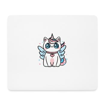 Transgender Cats Unicorn Trans Pride - Mouse Pad (horizontal) - white - Front