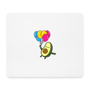 Avocado Ballon Pan Pride - Mousepad (Querformat) - Weiß - Vorne