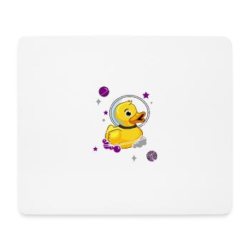 Asexuelle Ente im Weltraum Asexual Pride - Mousepad (Querformat) - Weiß - Vorne