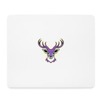 Oh Deer Im Queer Nonbinary Pride - Mousepad (Querformat) - Weiß - Vorne