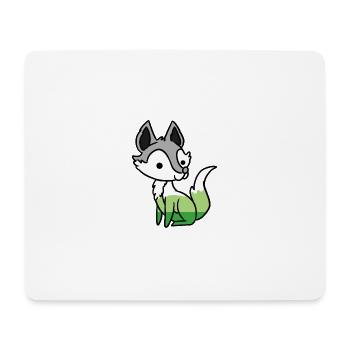 Aromantic Pride Fuchs - Mousepad (Querformat) - Weiß - Vorne