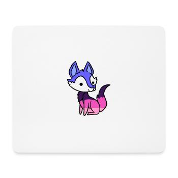 Renard omnisexuel - Tapis de souris (format paysage) - blanc - Devant