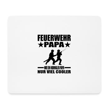 Feuerwehr - Mousepad (Querformat) - Weiß - Vorne