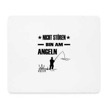 Angeln - Mousepad (Querformat) - Weiß - Vorne