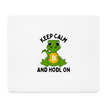 Bitcoin Crypto Kryptowährungen Geschenkidee - Mousepad (Querformat) - Weiß - Vorne
