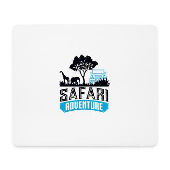 Safari Big five - Mousepad (Querformat) - Weiß - Vorne