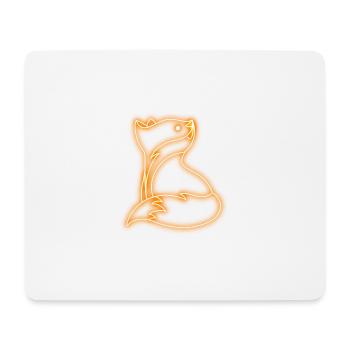 Lamp-Fox - Mouse Pad (horizontal) - white - Front