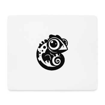 Baby Chamäleon - Mousepad (Querformat) - Weiß - Vorne