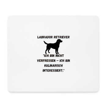 Labbi-1- - Mousepad (Querformat) - Weiß - Vorne