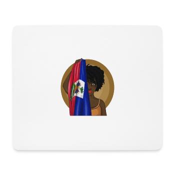 Haiti Haitian Flag Mrs. Princess I Gift - Mouse Pad (horizontal) - white - Front