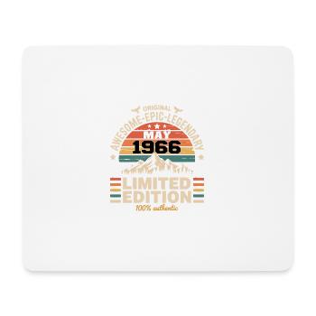 Mai 1966 - May 1966 - Tapis de souris (format paysage) - blanc - Devant