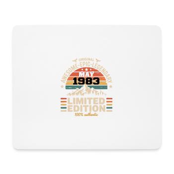 May 1983 - May 1983 - Mouse Pad (horizontal) - white - Front