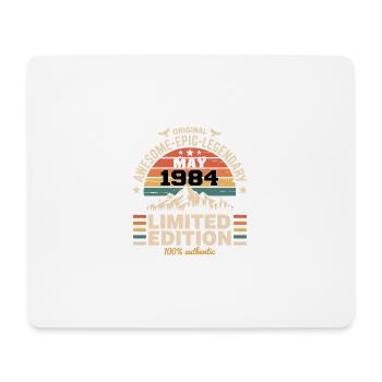 May 1984 - May 1984 - Mouse Pad (horizontal) - white - Front
