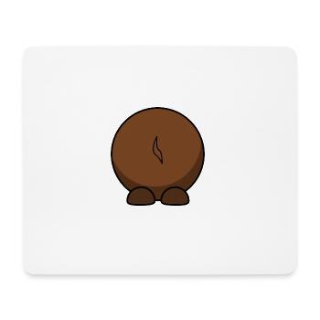 Wildebeest from behind. gift idea - Mouse Pad (horizontal) - white - Front