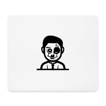 Zombie - Mousepad (Querformat) - Weiß - Vorne