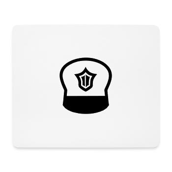 Police helmet - Mouse Pad (horizontal) - white - Front