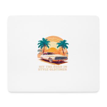 Classic car styles - Mouse Pad (horizontal) - white - Front