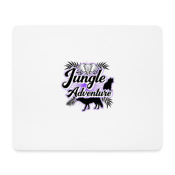 Safari Big five - Mousepad (Querformat) - Weiß - Vorne
