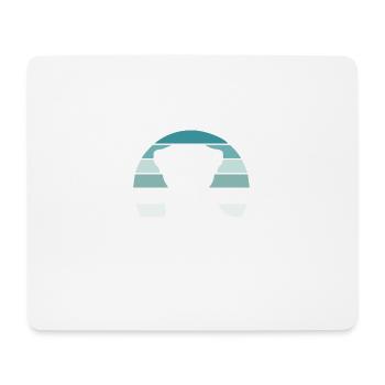 Hund Dog - Mousepad (Querformat) - Weiß - Vorne