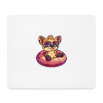 Hyäne Comic Cool - Mousepad (Querformat) - Weiß - Vorne